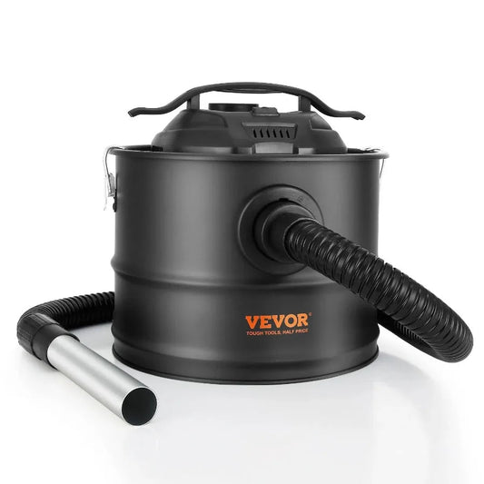 4 Gallon Ash Vacuum Cleaner 1200W Powerful Suction Ash Vac Collector 47.2 in Flexible Hose for Fireplaces Log Burner Grills Pel - FashionTech