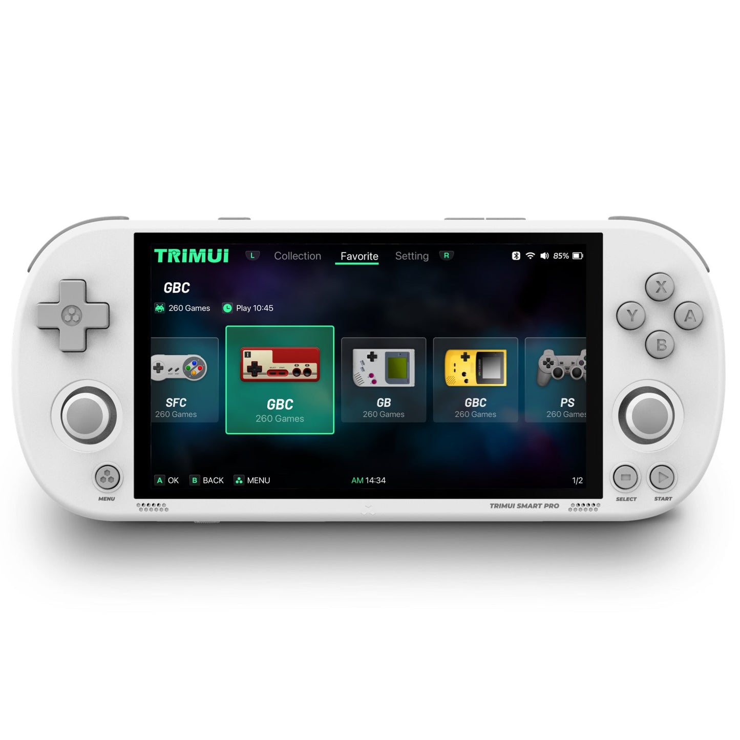 5 - inch high - definition wireless open - source mini PS1 handheld game console - FashionTech