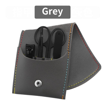 Nail Clipper Cutter Trimmer Ear Pick Grooming Kit Manicure Set Pedicure Bag