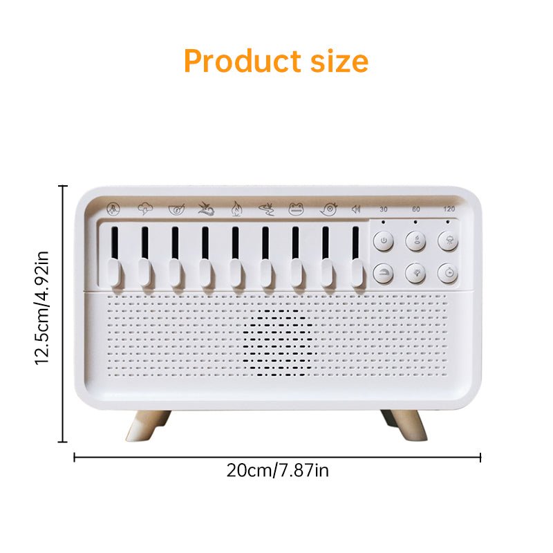 8 - Adjustable - White - Noise Air Aroma Diffuser Humidifier with Night Light and Bluetooth Speaker - Tech Tready