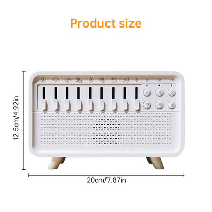 8 - Adjustable - White - Noise Air Aroma Diffuser Humidifier with Night Light and Bluetooth Speaker - Tech Tready