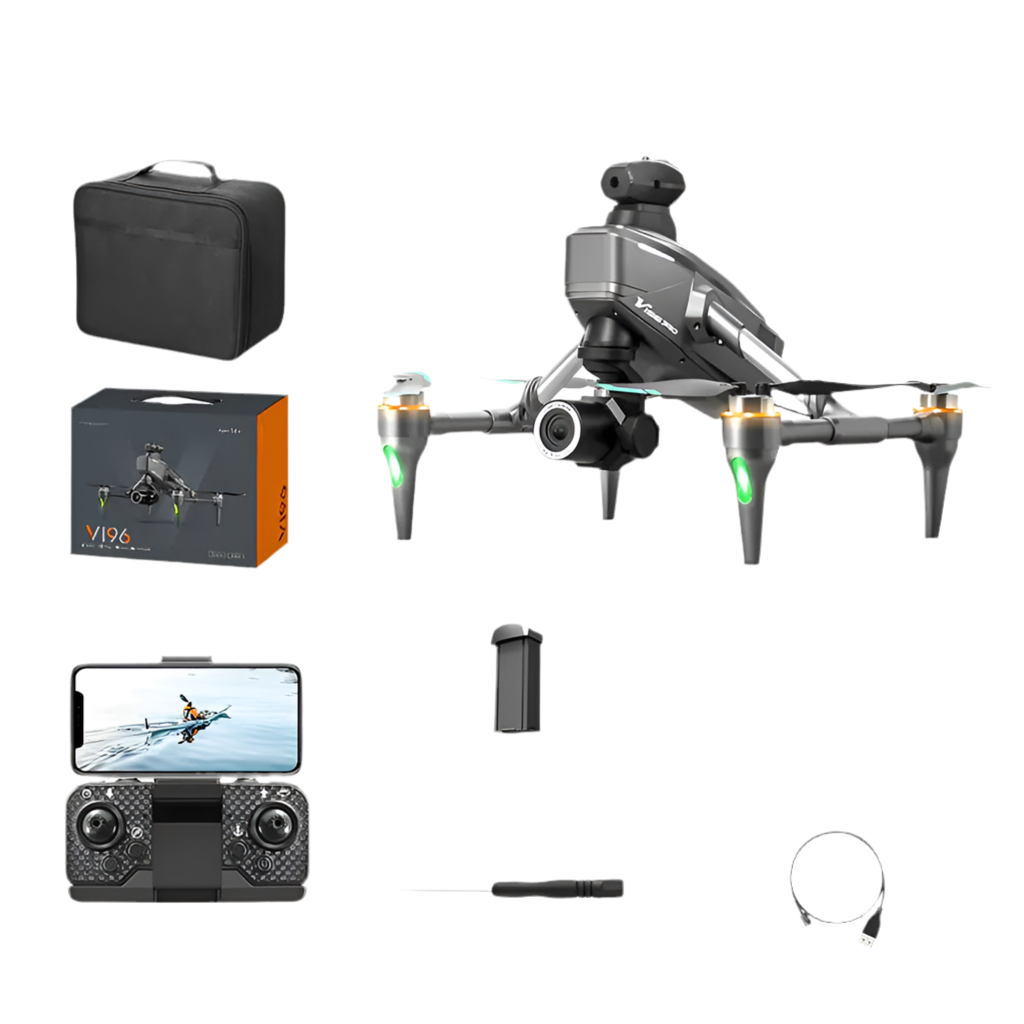 8K Camera Drone V196 with Auto Return and Follow Me