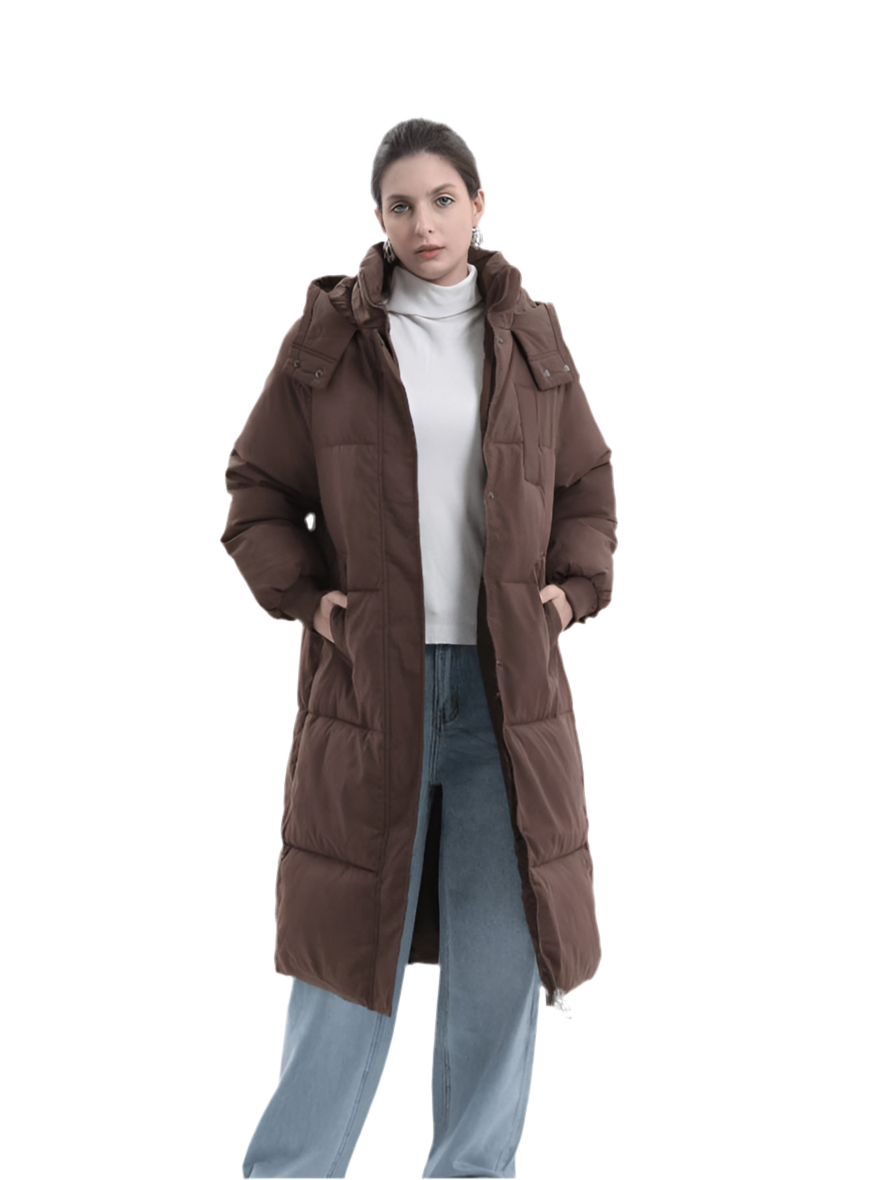Long Puffer Jacket For Women