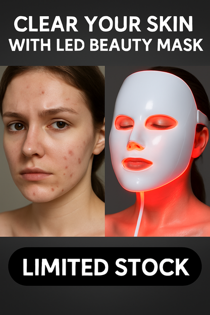 LED Light Therapy Anti Aging Face Mask
