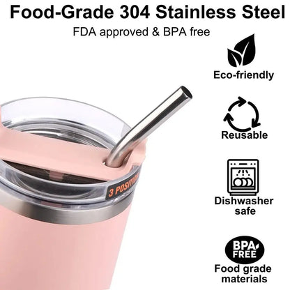 Stainless Steel Straws Straight Bent Straws Vacuum Tumbler Themos Cup Straw for Stanley Tyeso Cup