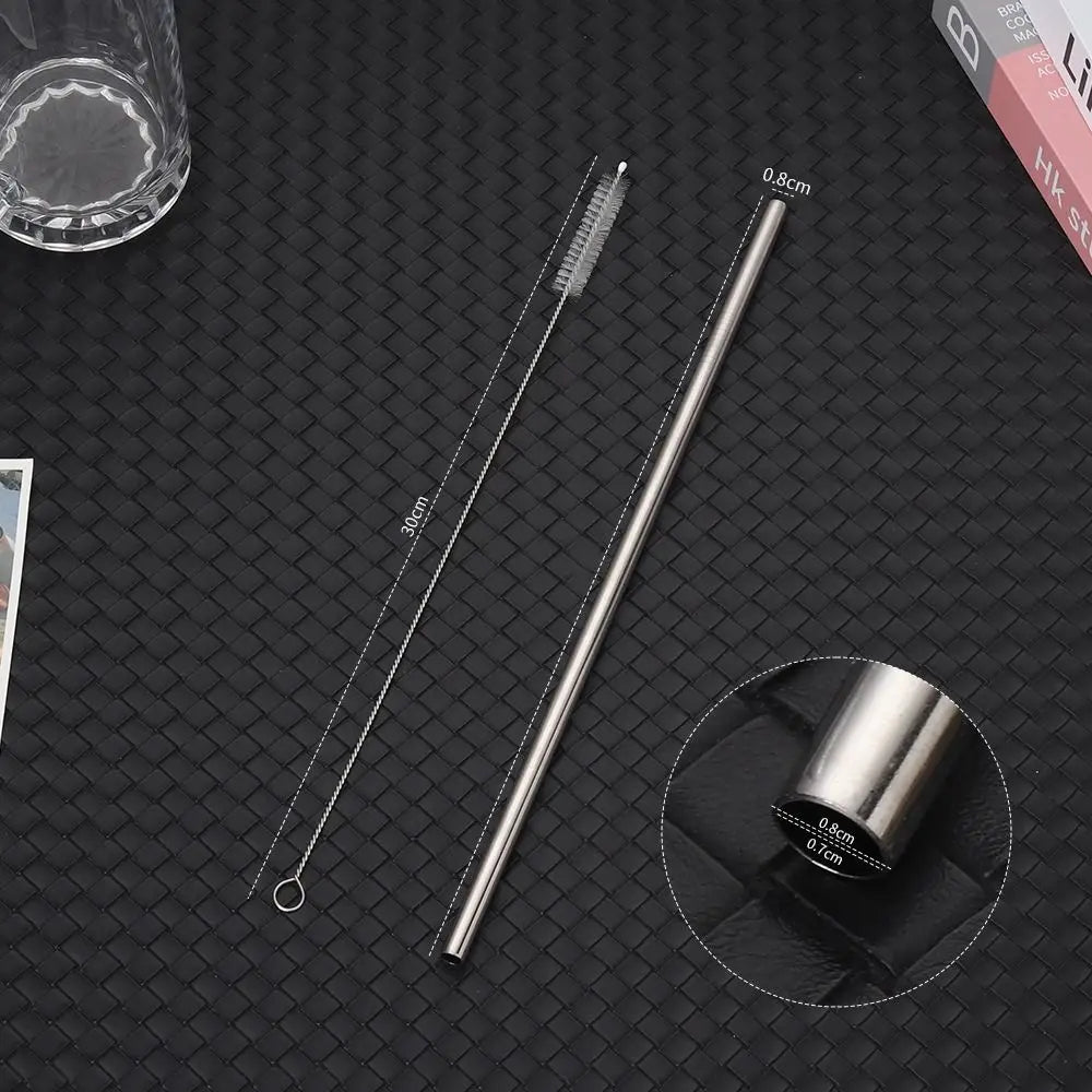 Stainless Steel Straws Straight Bent Straws Vacuum Tumbler Themos Cup Straw for Stanley Tyeso Cup