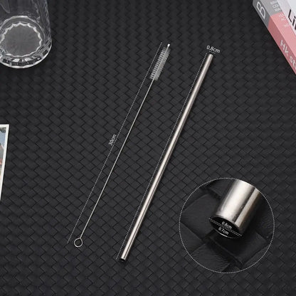 Stainless Steel Straws Straight Bent Straws Vacuum Tumbler Themos Cup Straw for Stanley Tyeso Cup