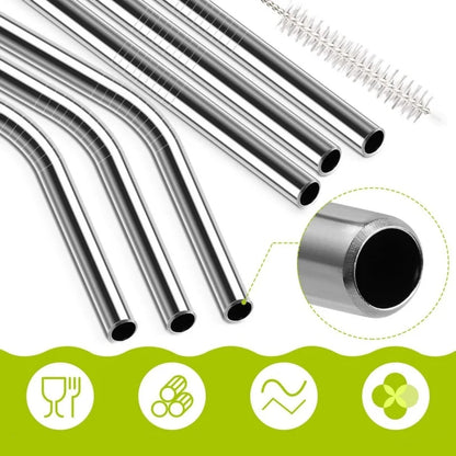 Straw with Silicone Tip for Stanley Cup 2Pcs Replacement Straws for bottles 40oz/30oz Tumbler 1Pcs Straw Brush