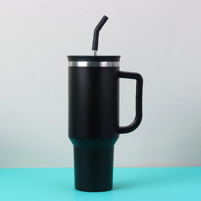 Straw with Silicone Tip for Stanley Cup 2Pcs Replacement Straws for bottles 40oz/30oz Tumbler 1Pcs Straw Brush