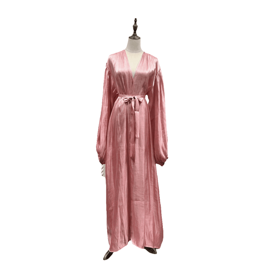 Abaya Dress Kimono For Women Fashion Puff Sleeve - FashionTech