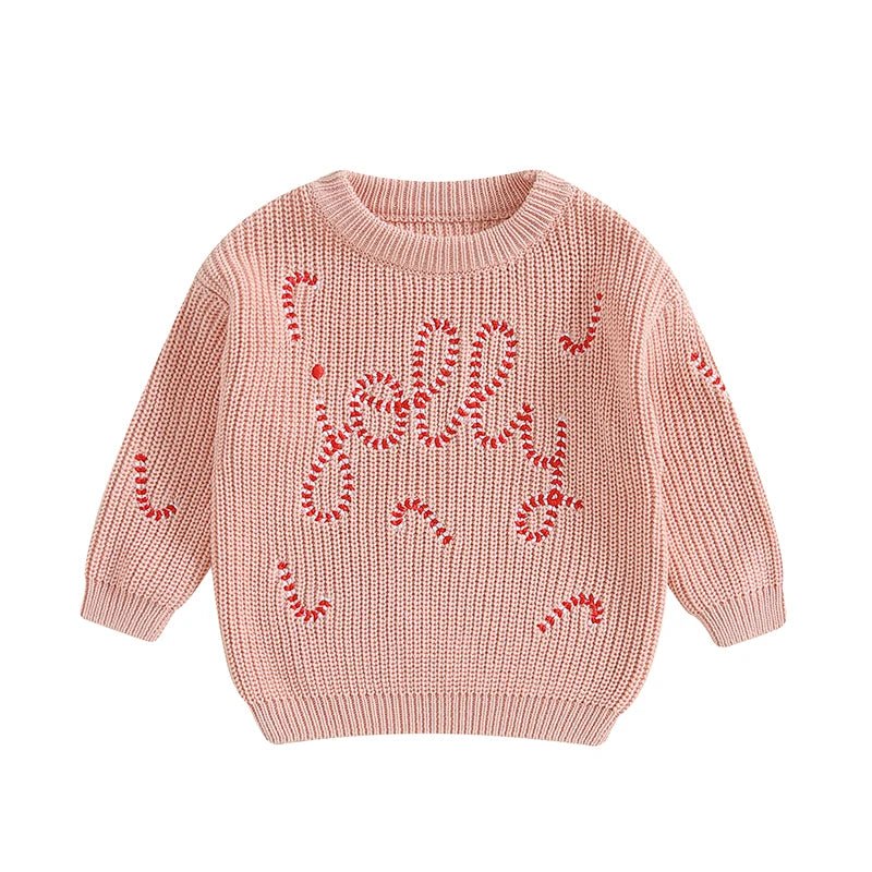 Adorable Reindeer Patterned Holiday Sweater Cozy Knit Pullover Festive Winter Jumper for Baby and Infant Toddler - FashionTech