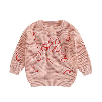 Adorable Reindeer Patterned Holiday Sweater Cozy Knit Pullover Festive Winter Jumper for Baby and Infant Toddler - FashionTech