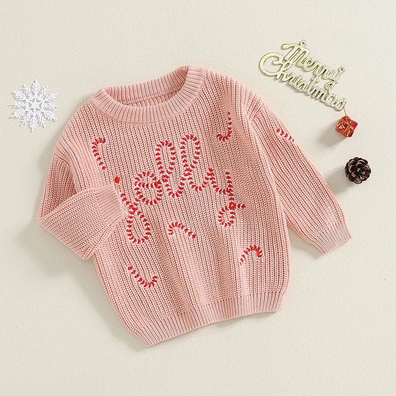 Adorable Reindeer Patterned Holiday Sweater Cozy Knit Pullover Festive Winter Jumper for Baby and Infant Toddler - FashionTech
