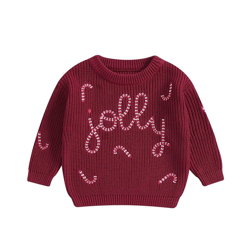 Adorable Reindeer Patterned Holiday Sweater Cozy Knit Pullover Festive Winter Jumper for Baby and Infant Toddler - FashionTech