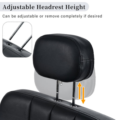 Advanced reclining hair salon chair with heavy - duty hydraulic pump, 360 ° rotation, maximum weight capacity of 400 pounds, bla - Tech Tready