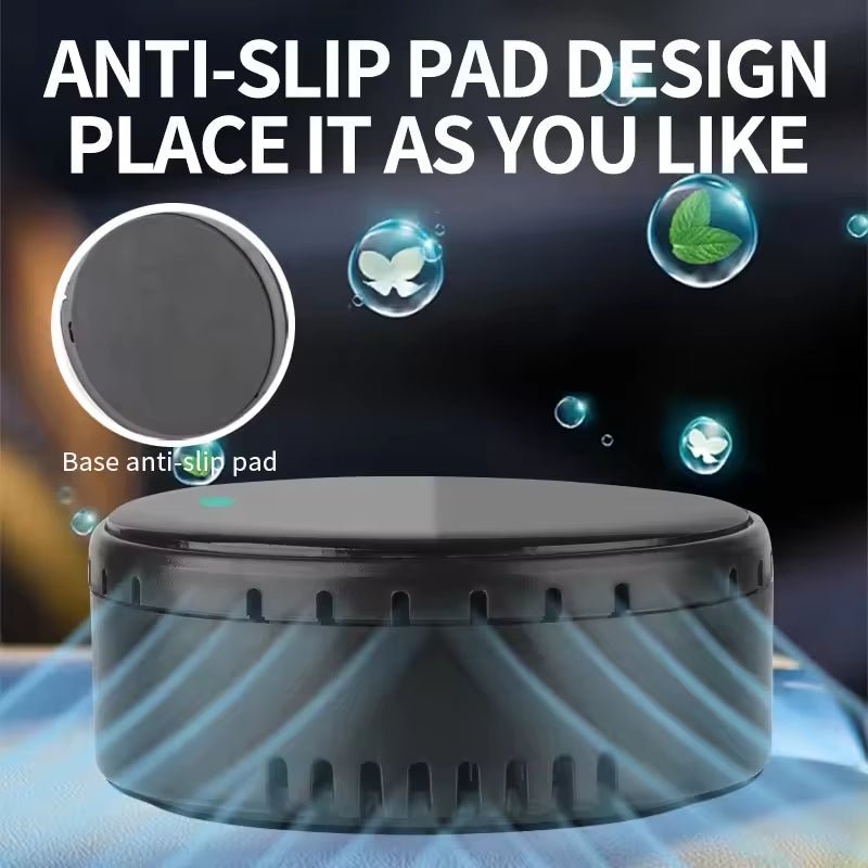 Air purifier for both home and car use solar powered negative ion formaldehyde and odor removal disinfection and purification device - Tech Tready