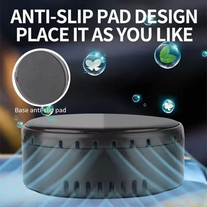 Air purifier for both home and car use solar powered negative ion formaldehyde and odor removal disinfection and purification device - Tech Tready