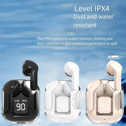 Air31 Earpuds Wireless Bluetooth 5.0 Sport Gaming Headsets Noise Reduction Earbuds Mic Headphones with LED Display Earphones - FashionTech