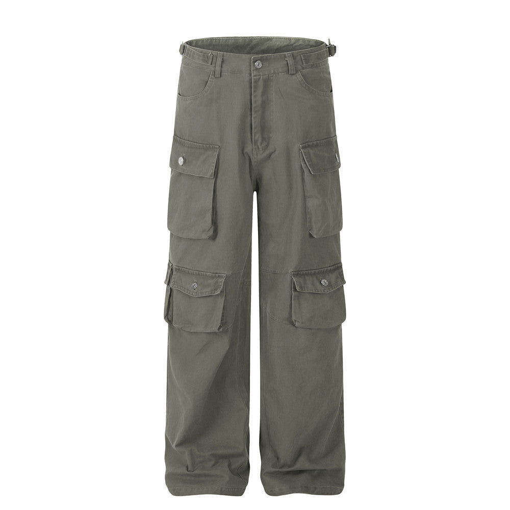 American Multi - pocket Cargo Pants Men's - FashionTech