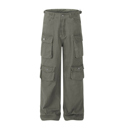 American Multi - pocket Cargo Pants Men's - FashionTech