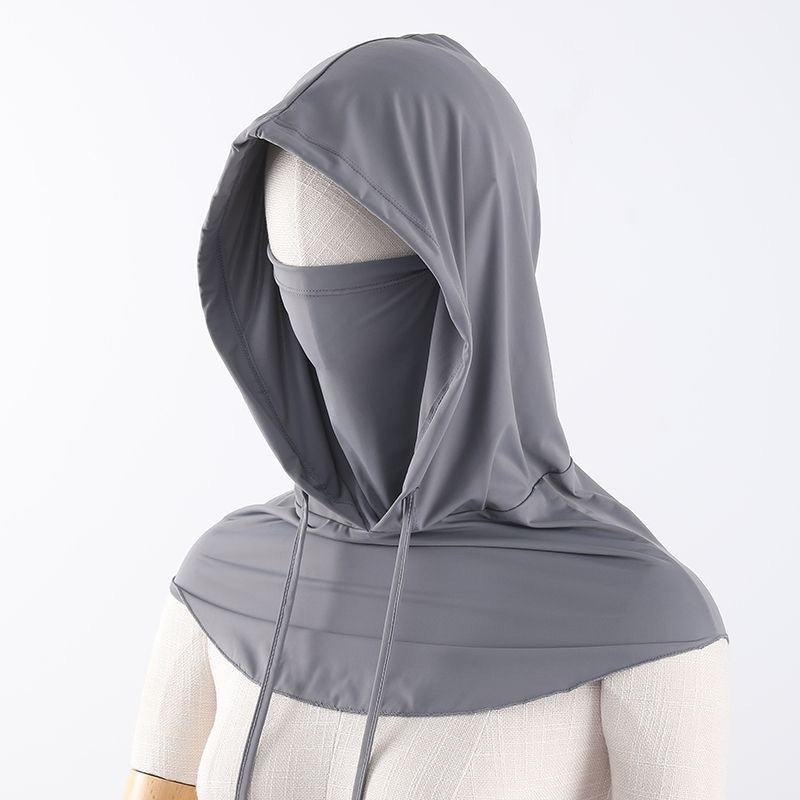 Anti - ultraviolet Outdoor Ice Silk Veil Cover Full Face Sun Mask - Tech Tready