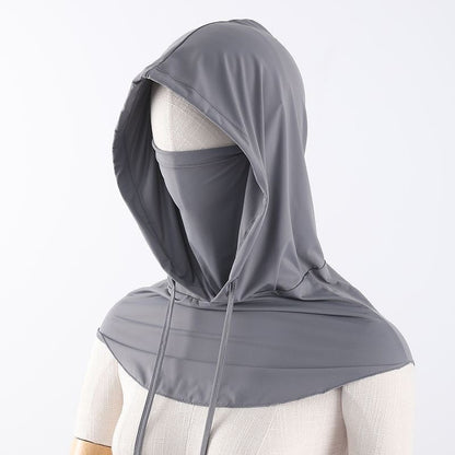 Anti - ultraviolet Outdoor Ice Silk Veil Cover Full Face Sun Mask - Tech Tready
