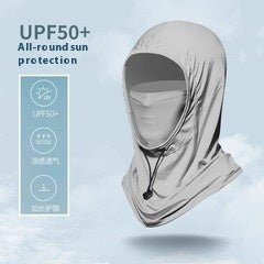 Anti - ultraviolet Outdoor Ice Silk Veil Cover Full Face Sun Mask - Tech Tready