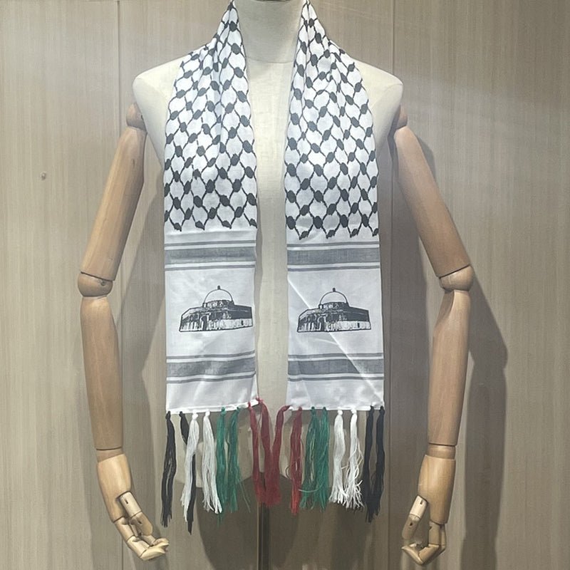Arabic scarf prayer scarf ethnic style scarf shawl scarf headscarf - Tech Tready
