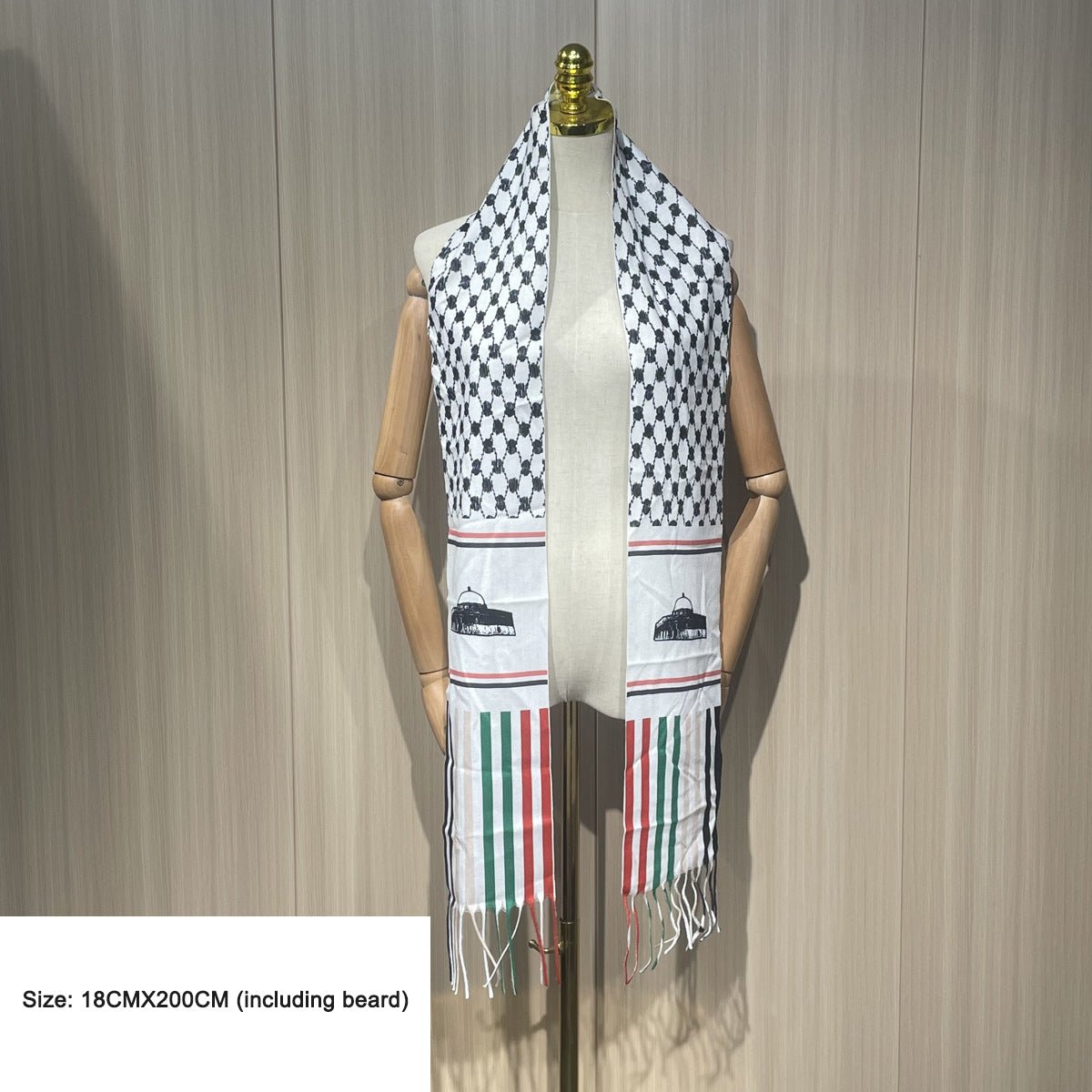 Arabic scarf prayer scarf ethnic style scarf shawl scarf headscarf - Tech Tready