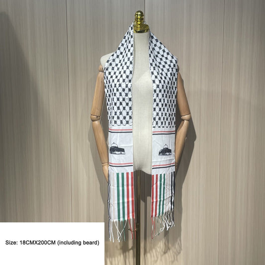 Arabic scarf prayer scarf ethnic style scarf shawl scarf headscarf - Tech Tready