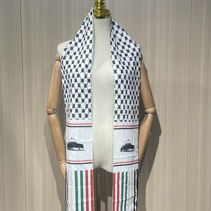 Arabic scarf prayer scarf ethnic style scarf shawl scarf headscarf - Tech Tready