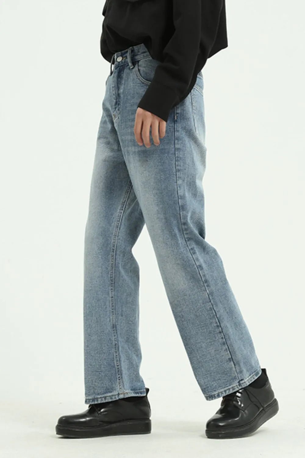 Baggy Jeans with Pockets - FashionTech