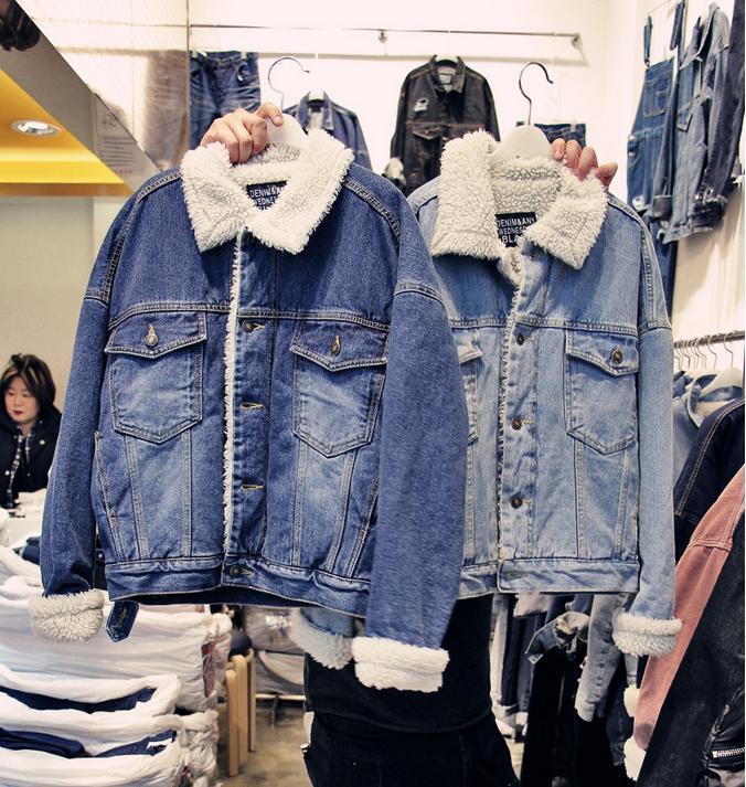 Baggy Lapel denim Jeans jackets - FashionTech
