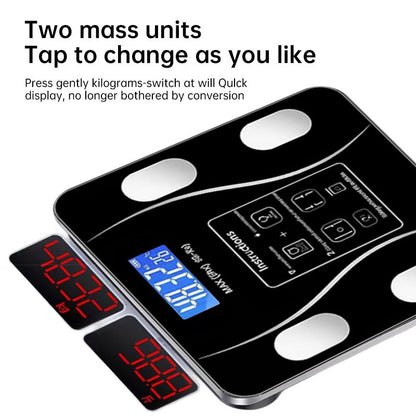 Bluetooth smart scale with app, full - body analysis, high - precision for fitness. - FashionTech