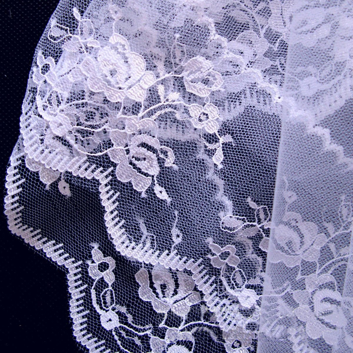 Bridal Veil Double Layer Lace Big Veil - Tech Tready
