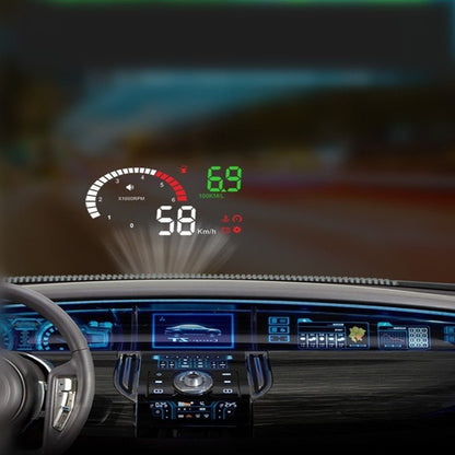 Car Mounted HUD Head Up Display Fuel Consumption Voltage Projector - Tech Tready