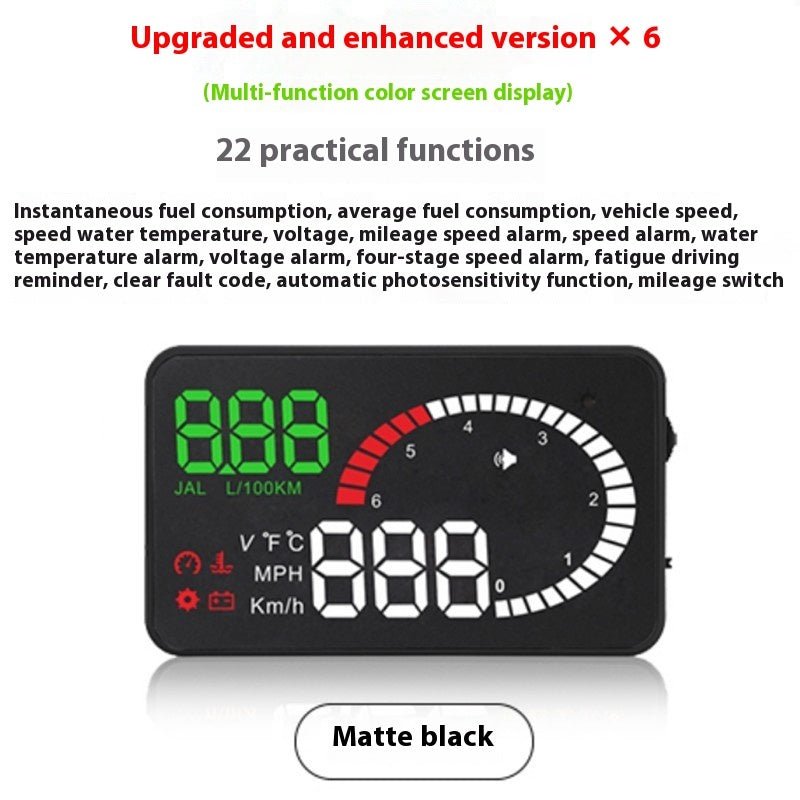 Car Mounted HUD Head Up Display Fuel Consumption Voltage Projector - Tech Tready