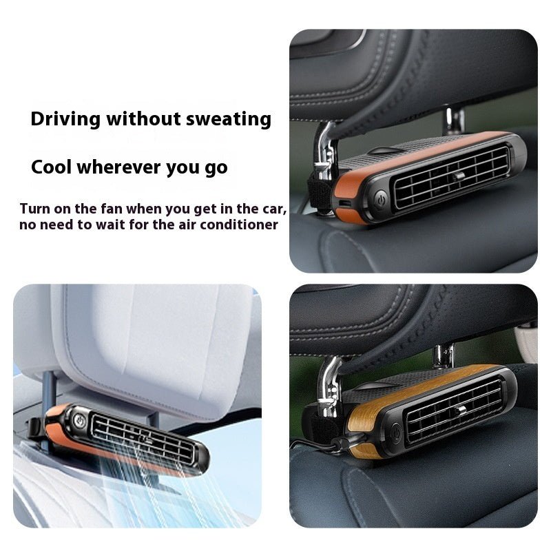 Car Turbine Fan Rear Seat USB Small Fan - Tech Tready