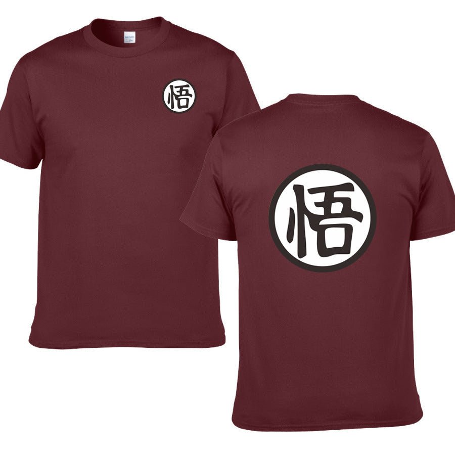 Casual Men Short Sleeve Shirt Cotton High Quality Unisex T-Shirts Anime Tops - FashionTech