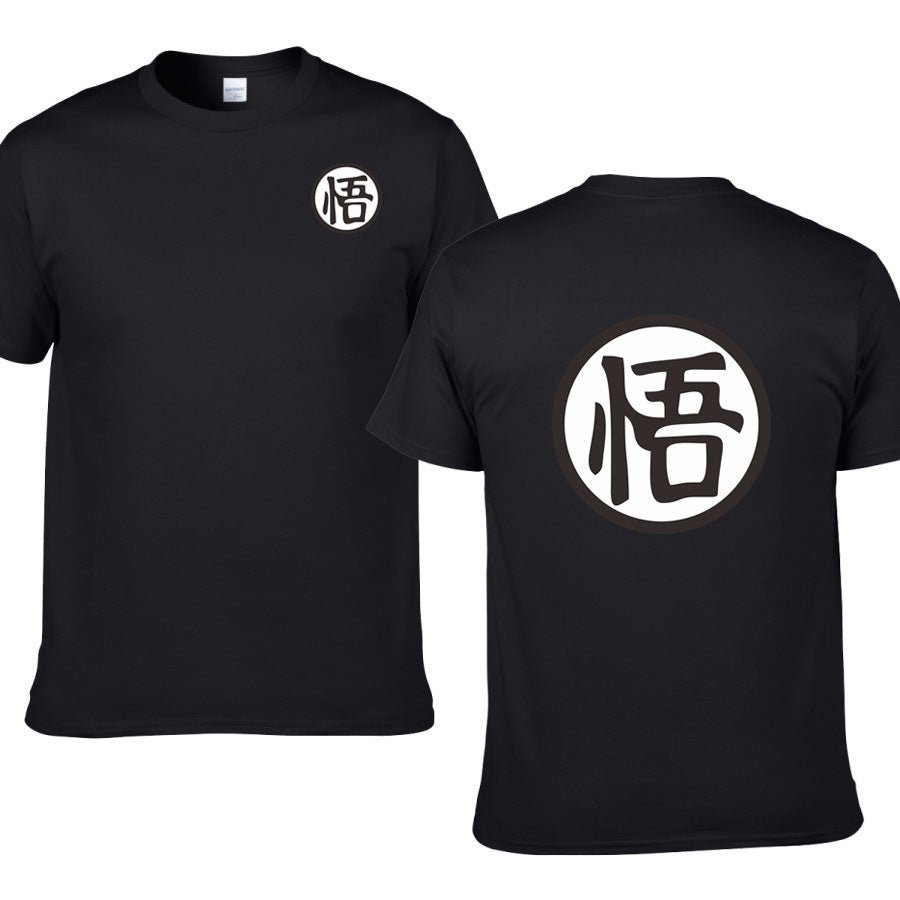 Casual Men Short Sleeve Shirt Cotton High Quality Unisex T-Shirts Anime Tops - FashionTech