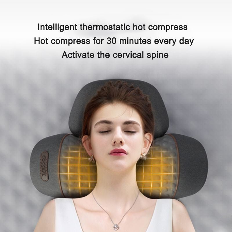 Cervical pillow protection vertebra sleep special massage spine non - tral heating compress - Tech Tready