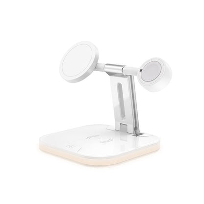 Compatible with Apple, 3 In 1 Magnetic Wireless Charger 15W Fast Charging Station For Magsafe Chargers - Tech Tready