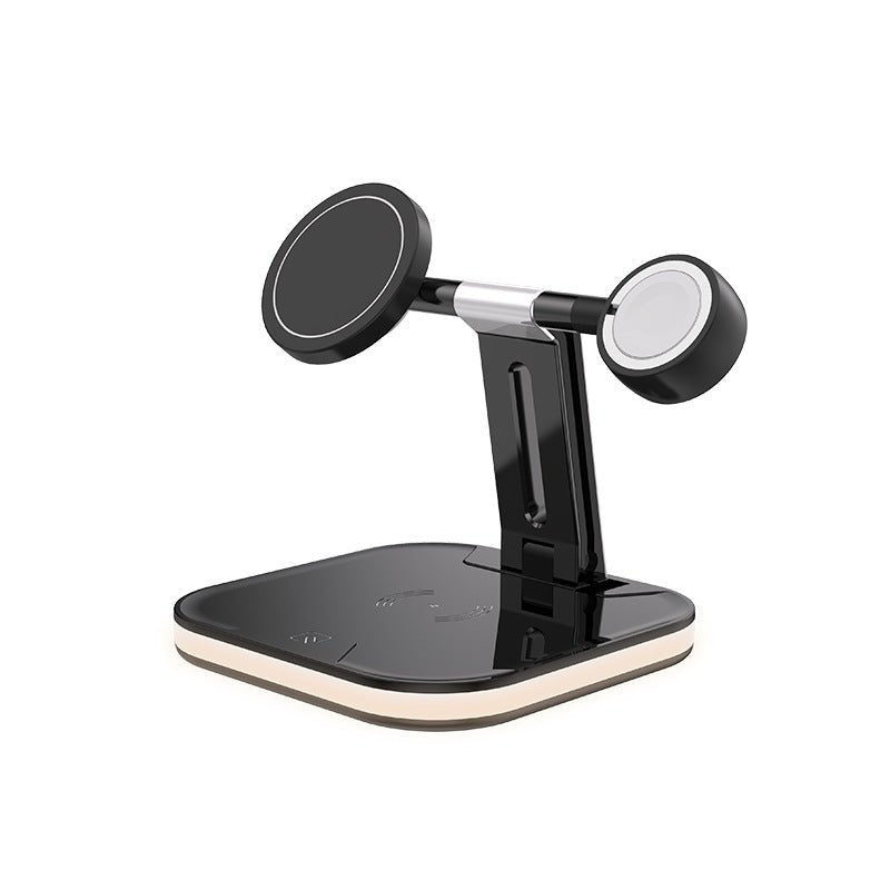 Compatible with Apple, 3 In 1 Magnetic Wireless Charger 15W Fast Charging Station For Magsafe Chargers - Tech Tready
