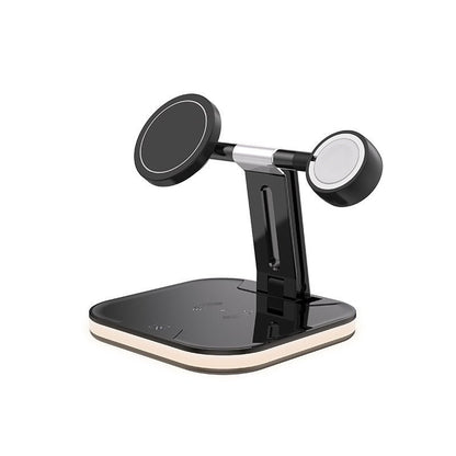 Compatible with Apple, 3 In 1 Magnetic Wireless Charger 15W Fast Charging Station For Magsafe Chargers - Tech Tready