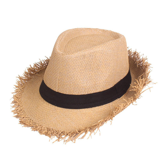 Cowboy Old Top Hats Straw Hats Summer Sun - FashionTech