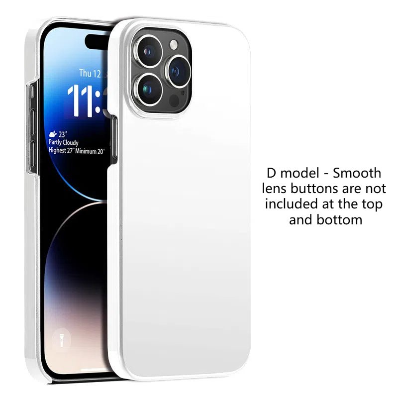 Customized Apple 16 phone case with heat transfer printing all inclusive 15 glossy 14 frosted hard shell for film case with pictures - Tech Tready