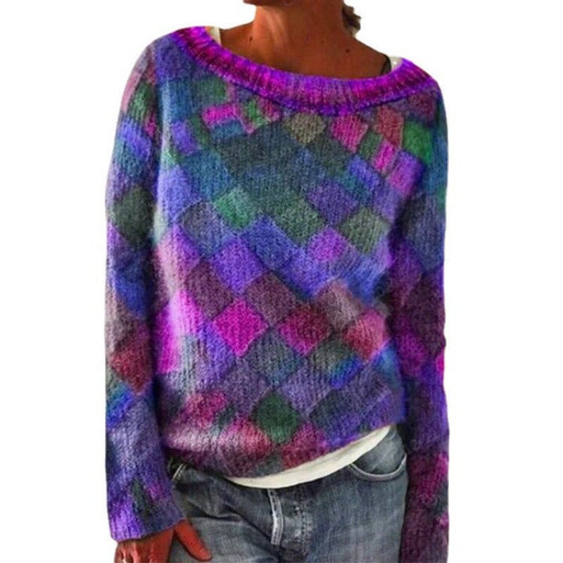 Digital Printing Women's Sweaters - FashionTech