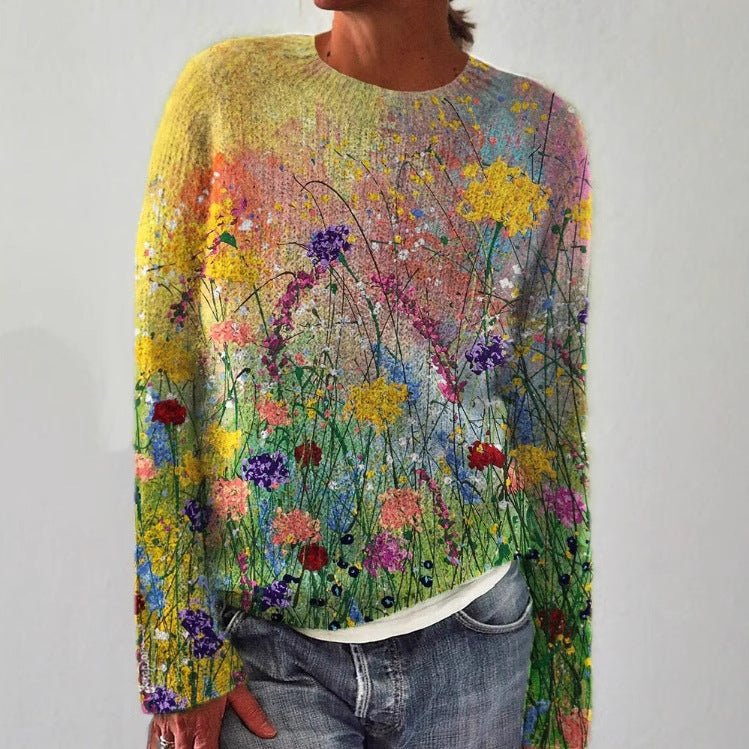 Digital Printing Women's Sweaters - FashionTech
