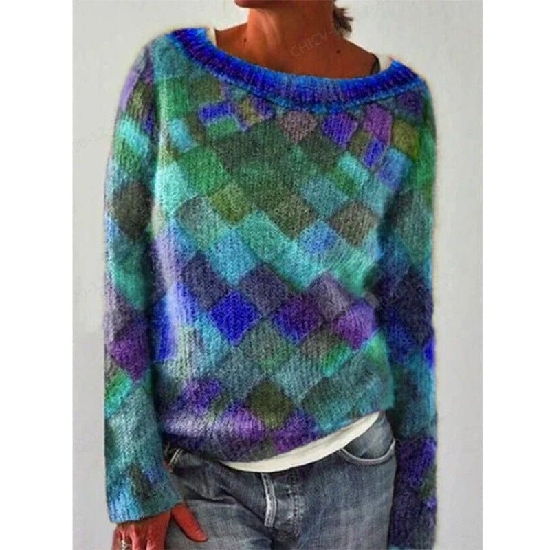 Digital Printing Women's Sweaters - FashionTech
