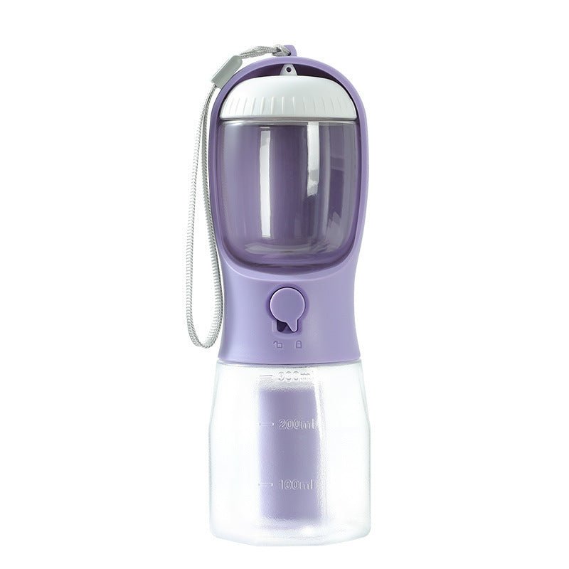 Dog Water Cup Drinking Food Garbage Bag Three - in - one Portable Small Multi - functional Pet Cups Pets Supplies - FashionTech